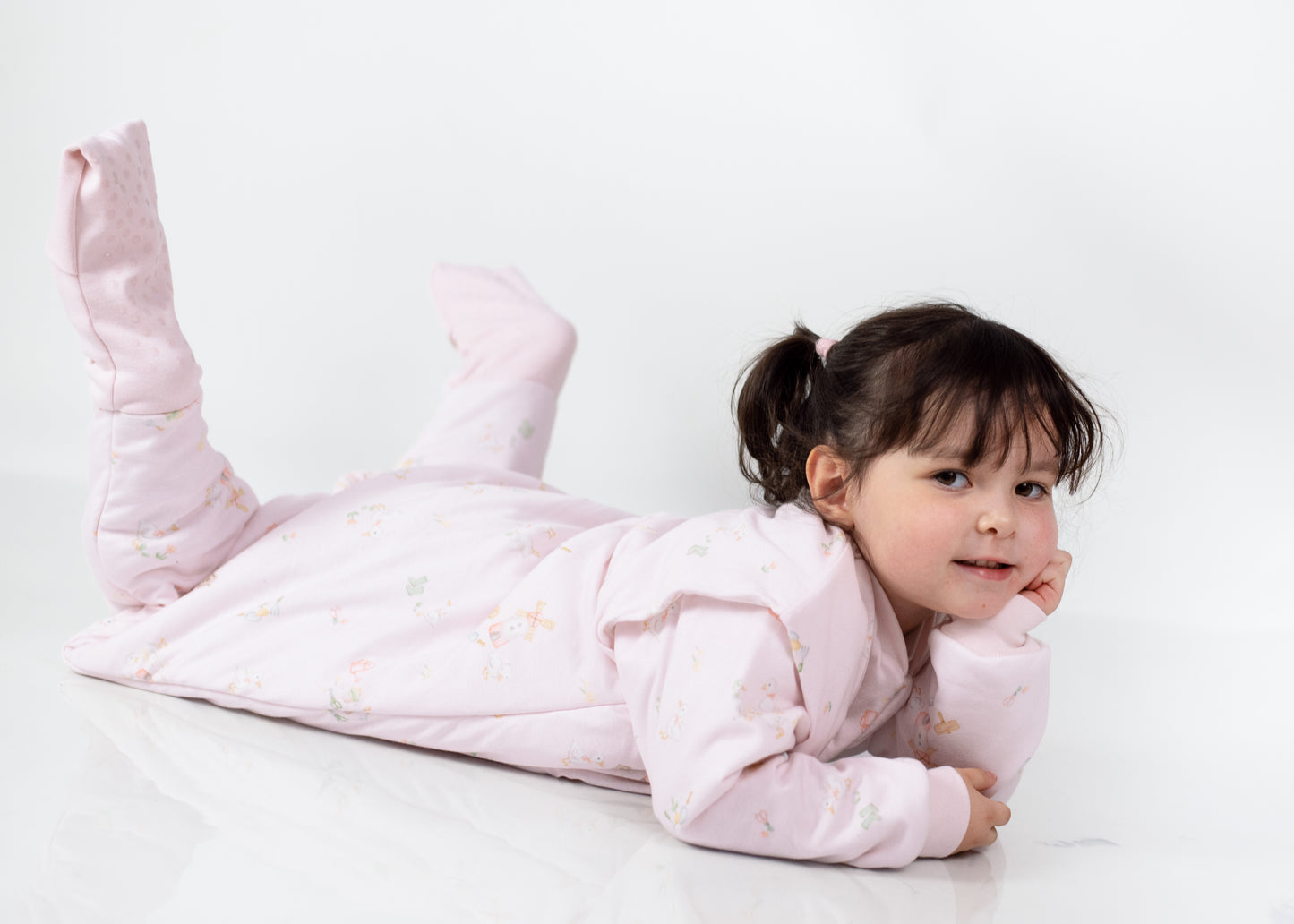 Saquito Farmyard PINK con Pies - Tog 2.5